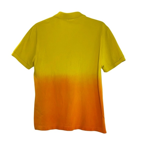 Lacoste LIVE L!VE- Short sleeve polo size 7, Large slim fit, orange/yellow - Picture 4 of 11